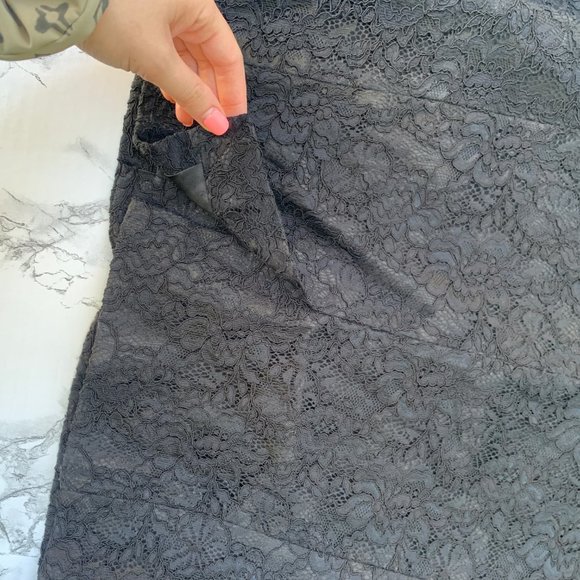 ❌SOLD❌The Kooples Black Lace Blazer Jacket Work - Picture 11 of 12